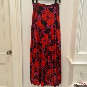 Veronica Beard floral maxi skirt